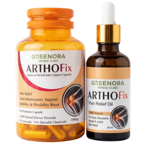 ArthoFix Combo – Herbal Joint Support Capsules & Pain Relief Oil